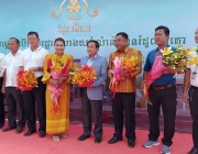 ឯកឧត្តមអញ្ជើញចូលរួមសម្ភោធបើកការដ្ឋានសាងសង់គម្រោងលំនៅដ្ឋានរំដួលវ៉ៃគោ