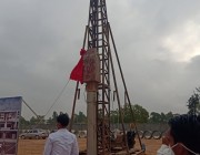 ក្នុងពិធីសម្ភោធបើកការដ្ឋានសាងសង់គម្រោងដីឡូត៏ភូមិមរតក ស្ថិតក្នុងភូមិចំបក់ សង្កាត់ចេក ក្រុងស្វាយរៀង