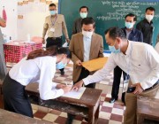អបអរសាទរពិធីបេីកវិញ្ញាសារ ប្រឡងជ្រើសរើសបេក្ខជនឲ្យចូលបម្រើការងារនៅក្នុងក្របខ័ណ្ឌមន្ត្រីរាជការស៊ីវិលក្រសួងមហាផ្ទៃ សម្រាប់សាលាខេត្តស្វាយរៀង ឆ្នាំ២០២១
