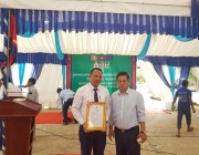 ពិធីប្រកាសសុពលភាពក្រុមប្រឹក្សាឃុំបន្ទាយដែក នៃស្រុកកៀនស្វាយ ខេត្តកណ្ដាល