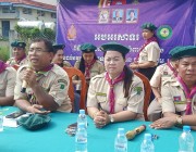 ពិធីបំពាក់កន្សែងជូនកាយរិទ្ធប្អូននិងសច្ចាប្រណិធាន នៅសាលាបឋមសិក្សាព្រះសីហនុ